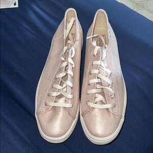 Keds Pink Metallic Ortholite Sneakers New